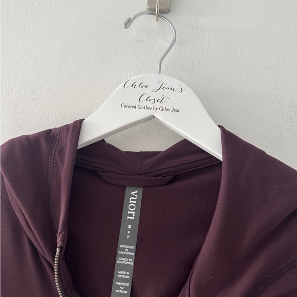 VUORI Halo Modern Full Zip Hoodie in Raisin S - Picture 5 of 7